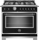 Bertazzoni Heritage Series 36" Matte Black Pro Style Gas Range-0