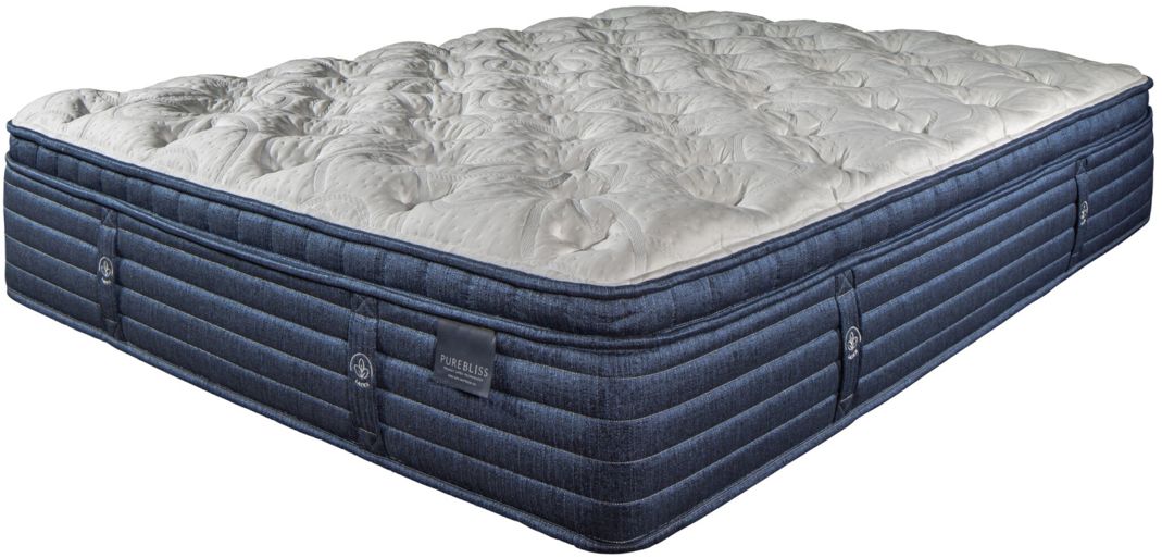 King Koil® Pure Bliss Desert Rose 15" Latex Firm Euro Top Twin XL Mattress