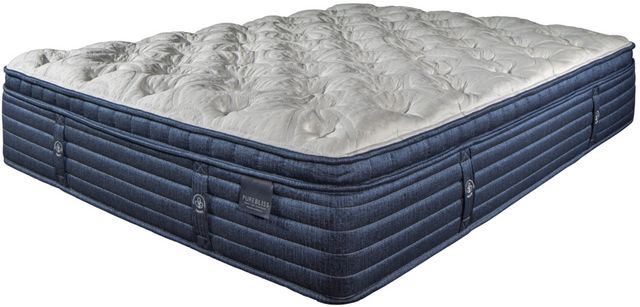 King Koil® Pure Bliss Desert Rose 15" Latex Firm Euro Top Twin XL Mattress-0