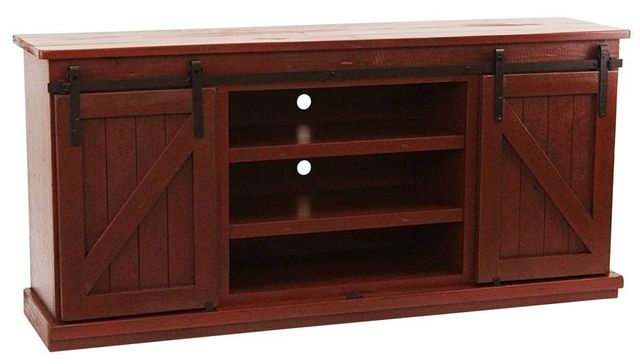 American Heartland Manufacturing Rustic Provincial 68' TV Stand-0