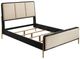 Coaster® Arini Black/Cream Eastern King Panel Bed -1