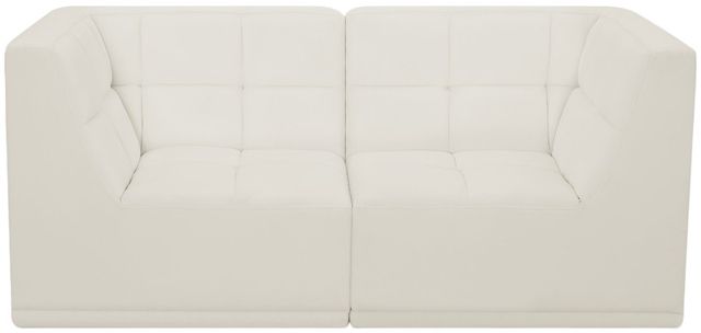 Meridian Furniture Relax 2-Piece Cream 68" Modular Sofa-1