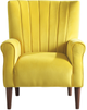 Mazin Furniture Urielle Yellow Upholstered Accent Chair-1