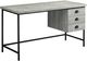 Monarch Specialties Inc. 55"L Grey Reclaimed Wood Black Metal Computer Desk-0