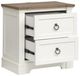 Magnussen Home® Kingston Whisper White/Cerused Nutmeg Nightstand-3