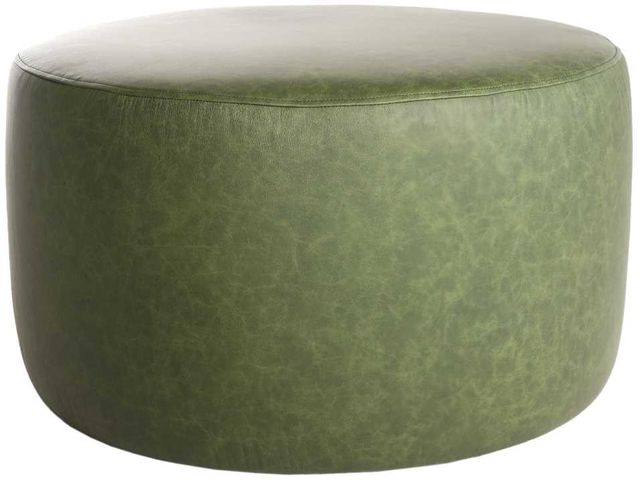Marshfield Furniture 3000 Green Round Ottoman-1