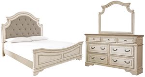 Signature Design by Ashley® Realyn 3-Piece Chipped White Queen Bedroom Set