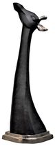 Harp & Finial® Dalia Black Small Giraffe Statue-0