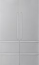 SKS Transitional Series 48" Satin Stainless French Door Refrigerator Panel Kit-0