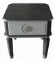 ACME Furniture House Beatrice Charcoal End Table with Light Gray Accents-4