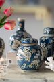 A & B Home Blue/White Jar and Vase-5