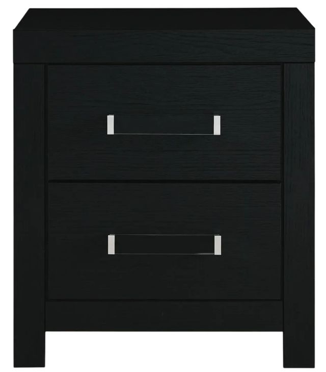 Signature Design by Ashley® Maeling Black Nightstand-2
