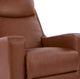 La-Z-Boy® Emmons Oak Leather Power Wall Recliner with Headrest and Lumbar-3
