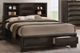 Furniture of America® Caistor Espresso Queen Bookcase Storage Bed-0