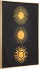 Zuo® Modern Three Suns Canvas Black/Gold Wall Art-0