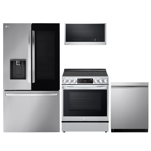 LG 4 Piece PrintProof™ Stainless Steel Kitchen Package-0