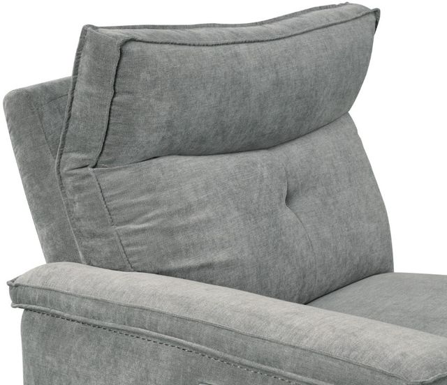 Homelegance® Tesoro Dark Gray Double Power Reclining Sofa with Power Headrests-3