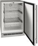 U-Line® 24" Gray Convertible Freezer with 4.9 Cu. Ft. Capacity-1