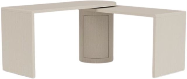 Riverside Furniture Maren White Sand Swivel Desk-0