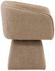 Dovetail Furniture Jonie Camel Swivel Dining Chair-3