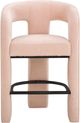TOV Furniture Malone Blush Chenille Counter Stool-3
