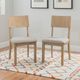Linon Jordan 2-Piece Gray Wash Dining Chair-1