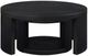 Coaster® Sweeney 2-Piece Black Round Wood Occasional Nesting Table Set-3