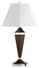 Cal® Lighting & Accessories Chrome Table Lamp-0