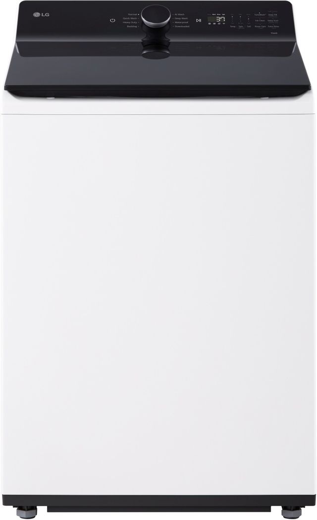 LG White Top Load Washer & Gas Dryer Laundry Pair-1