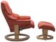 Stressless® by Ekornes® Customizable Reno Large Manual Recliner and Ottoman with Classic Base-2