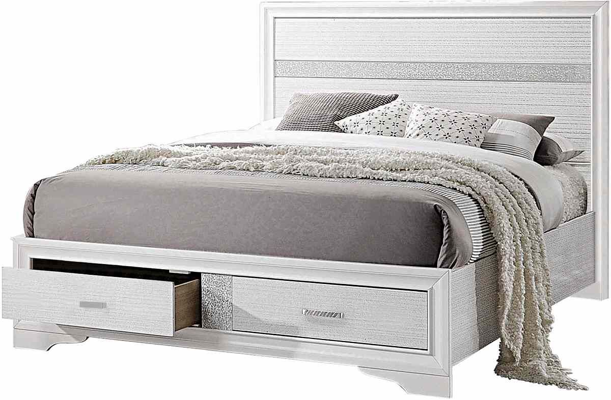 Coaster® Miranda White California King Storage Bed