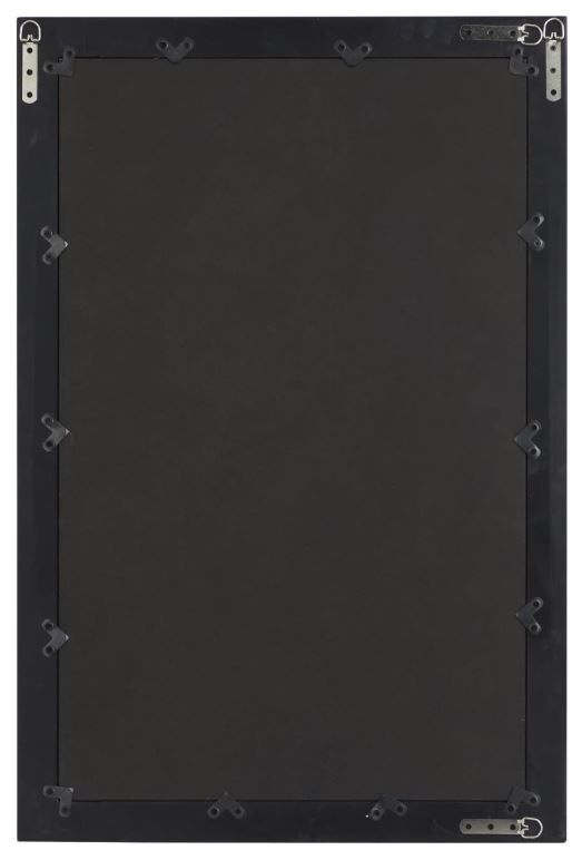Deco Marche Black Wooden Wall Mirror-2