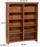 Whittier Wood® Furniture Customizable McKenzie 10-Shelf 48" Bookcase-1