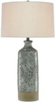 Currey & Company Stargazer Almond/Celadon Crackle White Table Lamp-0