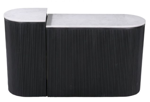 Zuo® Modern Ormara 2-Piece Black/White Console Table Set-1