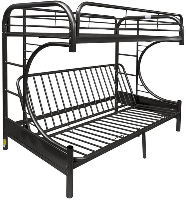 ACME Furniture Eclipse Black Youth Twin Over Full Futon Bunk Bed-0