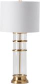 Crestview Collection Benning Gold Cylinder Table Lamp-0