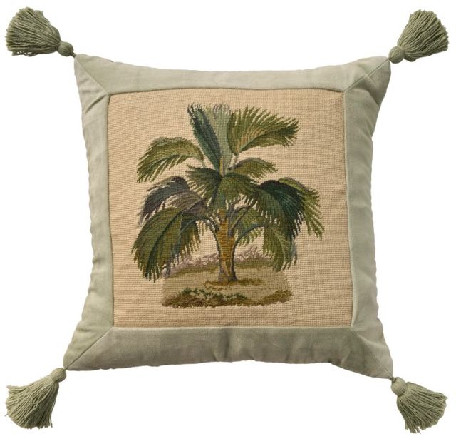 Nourison Home™ Mina Victory Vintage Pillow Ivory 19"x19" Throw Pillow-0