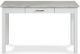 New Classic® Home Furnishings Celeste White Desk with Gray Mable Top-5