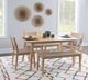 Powell® Cosgrove 6-Piece Natural Dining Set-1