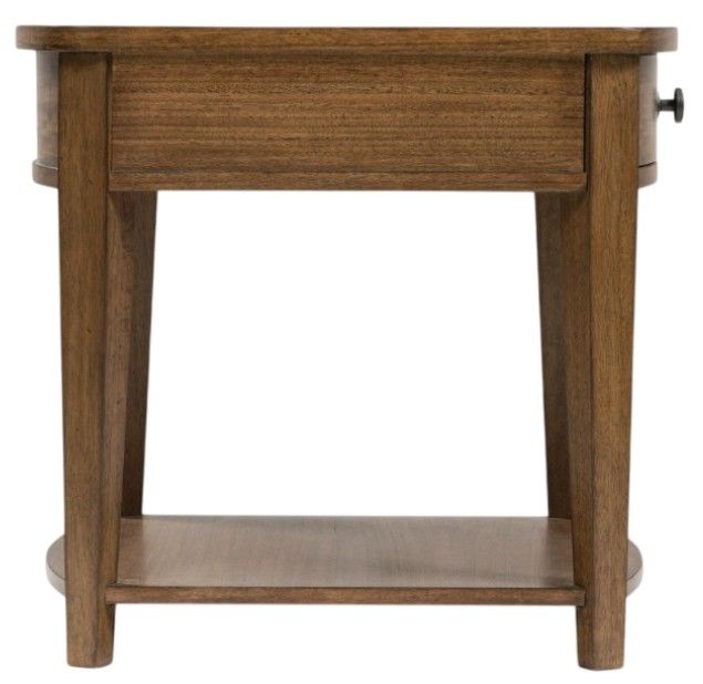Signature Design by Ashley® Burkbyer Brown Rectangular End Table-3