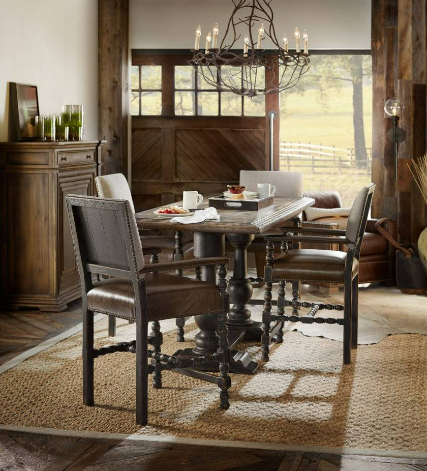 Hooker Furniture Hill Country Balcones Friendship Table - Thumbnail 2