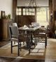 Hooker® Furniture Hill Country Balcones Saddle Brown Friendship Table with Anthracite Black Base-3