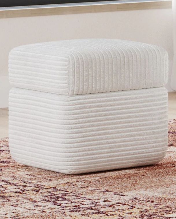 Modus Furniture Wisteria Frosty Upholstered Storage Ottoman-1
