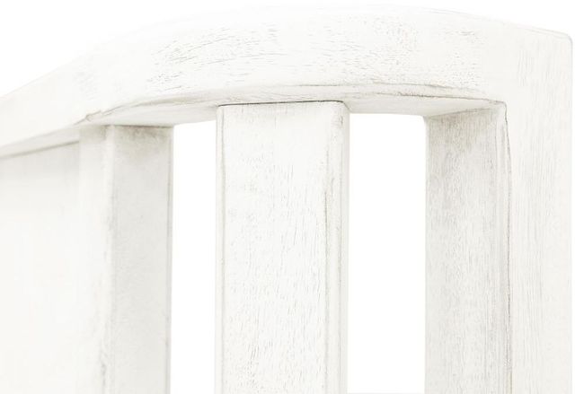 International Furniture Direct White Roots White Eastern King Panel Bed-3