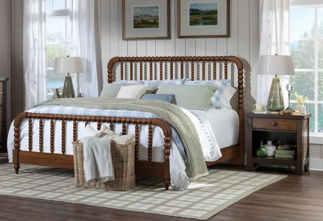 Legacy Classic Lake House Dried Tobacco/Pinecone Open Nightstand-1