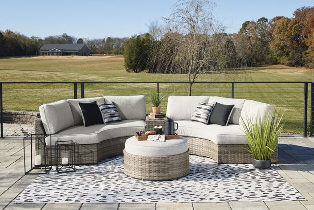 Signature Design by Ashley® Calworth Beige Outdoor Console-3