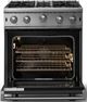 Viking® 5 Series 30" Antique Bronze Pro Style Natural Gas Range-1