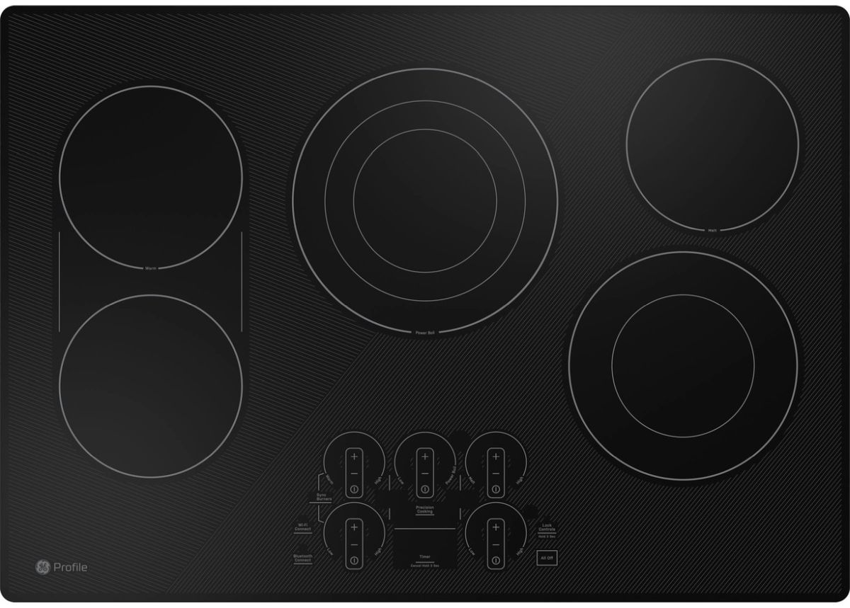 Ge 30 inch electric cooktop stainless steel sales