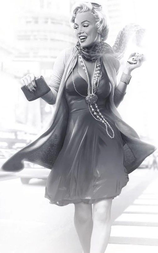 Classy Art Marilyn in the City III by JG Studios Wall Art-1